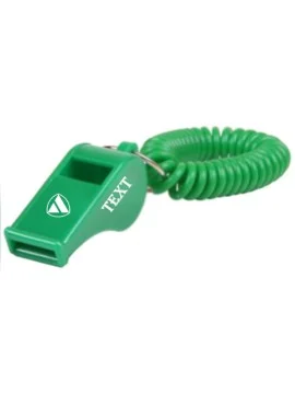 Security Whistle Coiled Wristband